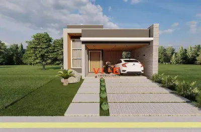 Casa com 02 quartos e uma suíte á venda no gardenville, bairro planejado - gravataí.