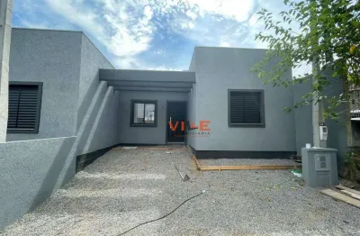 Casa com 2 dormitórios à venda, 47 m² por r$ 250.000,00 - barnabé - gravataí/rs