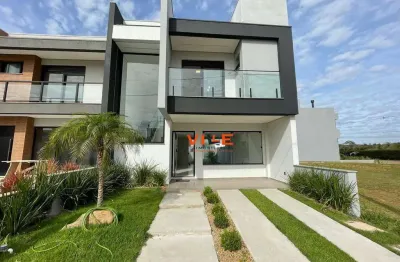 Casa com 03 quartos e uma suíte à venda em condomínio fechado em gravataí.