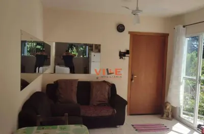 Apartamento com 2 dormitórios à venda, 51 m² por r$ 191.500,00 - santa fé - gravataí/rs