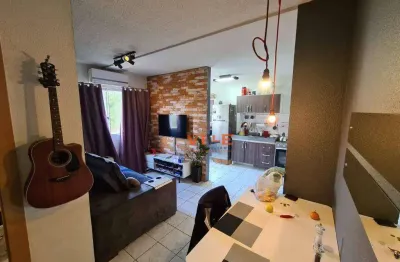 Apartamento com 2 dormitórios à venda, 55 m² por r$ 225.000,00 - santa fé - gravataí/rs