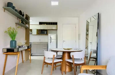 Apartamento de 02 quartos todo mobiliado no teixeiras