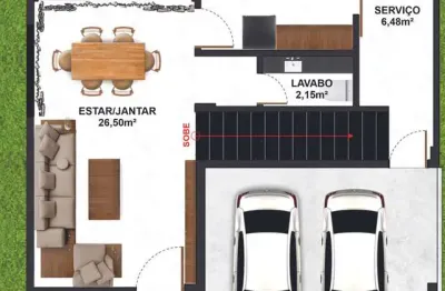 Casa em condomínio fechado com 3 quartos à venda na Rua Florianópolis, Parque Jardim da Serra, Juiz de Fora