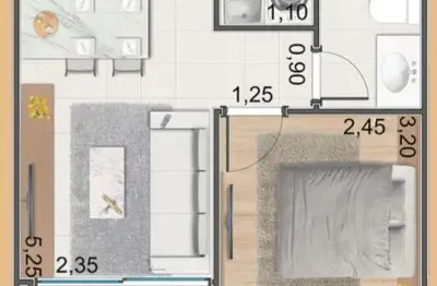 Apartamento com 1 quarto à venda na Rua José Lourenço Kelmer, São Pedro, Juiz de Fora