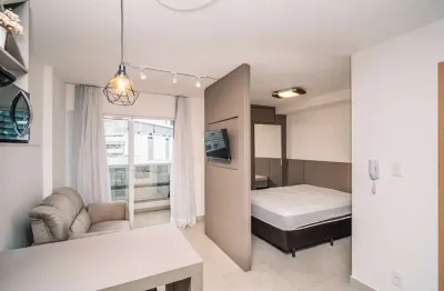 Locação - studio mobiliado no centro na avenida itamar franco com área de lazer completa