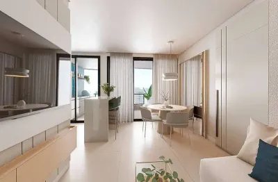 Cobertura duplex com 03 quartos, sendo 2 suítes no alto dos passos