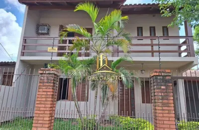 Casa com 4 dormitórios à venda, 260 m² por r$ 480.000,00 - jardim algarve - alvorada/rs