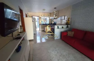 Casa com 2 dormitórios à venda, 90 m² por r$ 280.000,00 - jardim algarve - alvorada/rs