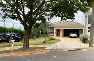 Casa com 3 dormitórios à venda, 244 m² por r$ 1.480.000,00 - condomínio residencial flor da serra  - valinhos/sp