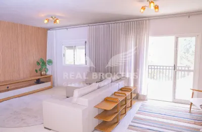 Apartamento mobiliado para locação em alphaville – 3 suítes e vista espetacular para a mata