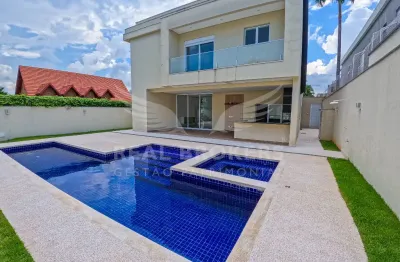 Casa em condomínio de alto padrão em alphaville para locação