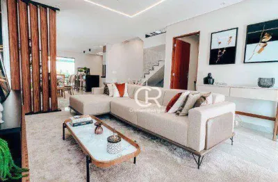 Casa duplex com energia solar, 3 suítes mais home office, próximo ao shopping eusébio à venda - tamatanduba - eusébio/ce