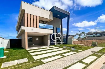 Casa duplex de alto padrão com 4 suítes à venda, energia solar e boiler  - cidade alpha - eusébio/ce