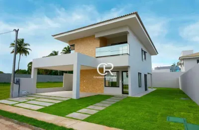 Casa em condomínio com 3 suítes à venda, 10 modelos de plantas - lagoinha - eusébio/ce