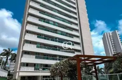 Apartamento com 110,89m² com 3 dormitórios, lazer completo, próximo ao chico do caranguejo sul à venda - engenheiro luciano cavalcante - fortaleza/ce