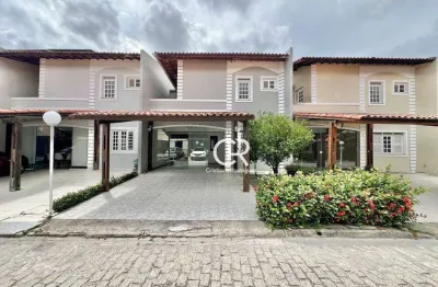 Duplex em condomínio fechado 4 suítes, uma quadra da av.  washington soares