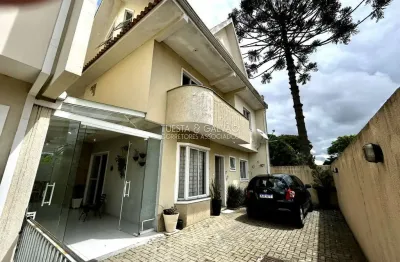 Casa em condomínio fechado com 4 quartos à venda na rua elias moyses schelela, 508, uberaba, curitiba, 151 m2 por r$ 690.000