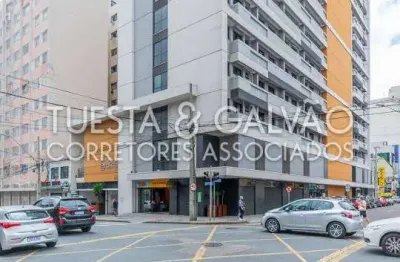 Sala comercial à venda na rua andré de barros, 226, centro, curitiba, 28 m2 por r$ 160.000