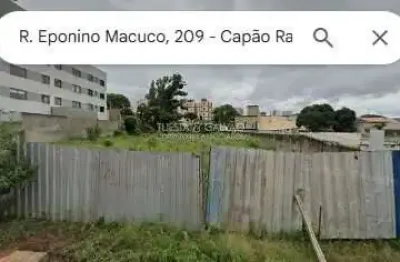 Terreno à venda na rua eponino macuco, 209, capão raso, curitiba por r$ 2.200.000