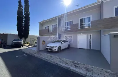Casa em condomínio fechado com 3 quartos à venda na rua cleto da silva, 1728, hauer, curitiba, 87 m2 por r$ 556.800