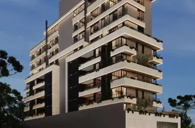 Apartamento para venda em curitiba, cabral, 2 dormitórios, 2 suítes, 1 banheiro, 1 vaga