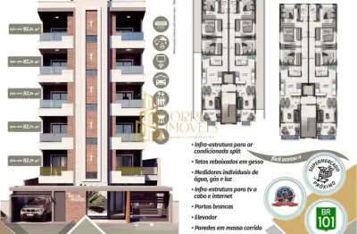 Apartamento com 3 quartos à venda na avenida joaquim couto, 503, gravata, navegantes, 82 m2 por r$ 629.000