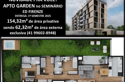 Exclusivo - Apto  GARDEN com ampla área externa privativa de 62m²