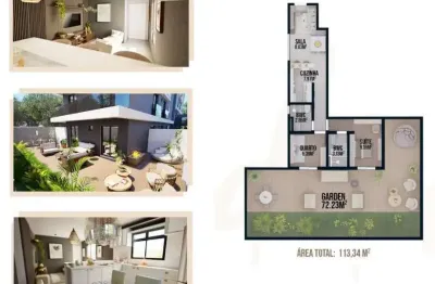 Apartamento com 2 quartos à venda na Rua Eduardo Geronasso, 665, Bacacheri, Curitiba