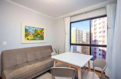 Apartamento 1 quarto mobiliado no bigorrilho – curitiba/pr