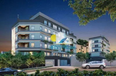Apartamento com 3 dorm c suíte, 2 vagas - santa felicidade - curitiba/pr