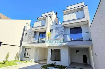 Triplex novos no capão da imbuia, terraço com churrasq. preparo p jacuzzi