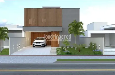 Casa à venda 3 quartos, 3 suites, 2 vagas, 263m², parque tauá, londrina - pr | condomínio araçari