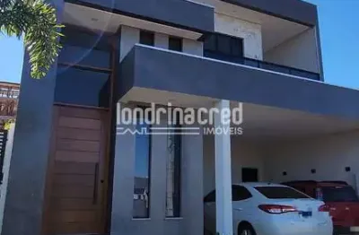 Casa à venda 3 quartos, 1 suite, 2 vagas, 256m², parque tauá, londrina - pr | condomínio aranguá