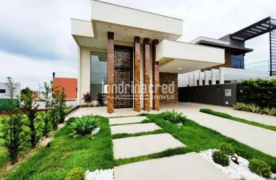 Casa à venda 3 quartos, 3 suites, 4 vagas, 256m², parque tauá, londrina - pr | condomínio aranguá