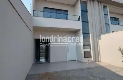 Casa à venda 3 quartos, 1 suíte, 2 vagas, 150m², churrasqueira, jardim tarumã, londrina - pr, prox.