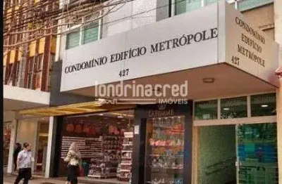 Comercial à venda 52m², centro, londrina - pr | condomínio edifício metrópole
