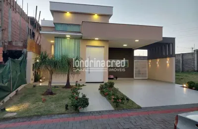 Casa à venda 3 quartos, 1 suite, 2 vagas, 259m², parque tauá, londrina - pr | condomínio araçari