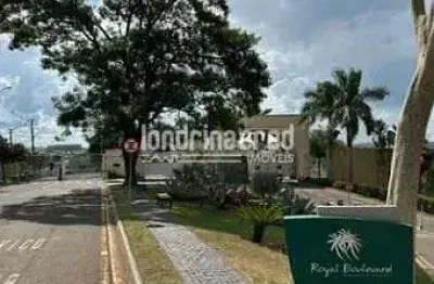 Terreno à venda 300m², jardim brasília, ibiporã - pr | condomínio royal boulevard