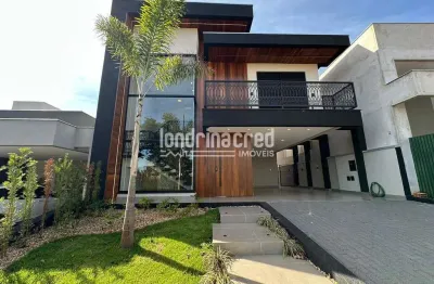 Casa em condomínio  à venda, 4 quartos suítes, parque tauá, londrina, pr, região leste