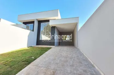 Ótima casa térrea geminada nova à venda com 03 dormitórios sendo 01 suite no jardim colúmbia, regiã