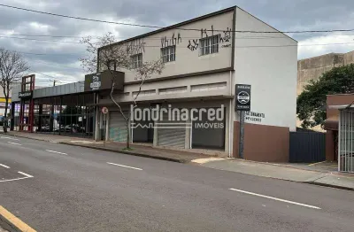 Prédio comercial com sobreloja residencial, com uma ótima localização no centro de londrina, com 24