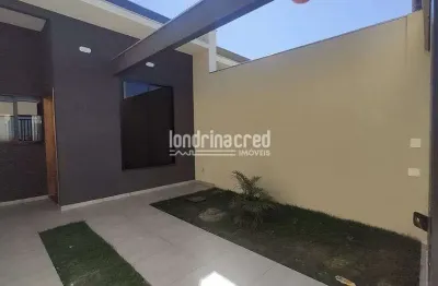 Casa geminada no bairro aeroporto, londrina: 3 quartos (1 suíte), 2 banheiros, 2 vagas de garagem,