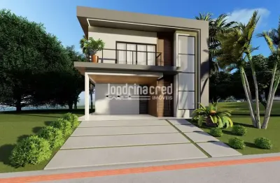 Luxuosa casa sobrado no parque tauá: 4 suítes (1 no piso inferior), suíte master, piscina e área go