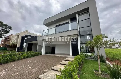 Luxuosa casa sobrado no parque tauá: 4 suítes (1 no piso inferior), suíte master, piscina e área go