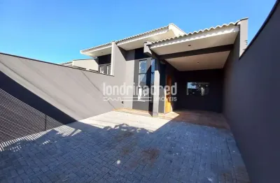 Residência nova de 96,41 m²: 3 quartos, suíte, sala com pé direito duplo, cozinha gourmet com churr