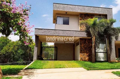 Sobrado de alto padrão no condomínio bella vitta - 253 m², vista privilegiada, amplo quintal, pisci