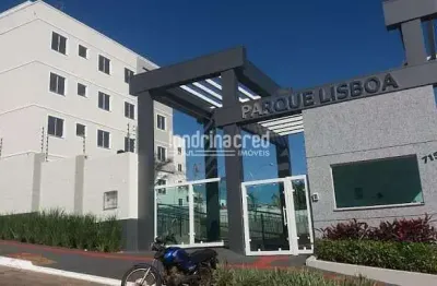 Apartamento no residencial lisboa com 2 quartos, sala, cozinha, banheiro, 1 vaga de garagem, 49m² d