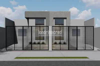Excelente casa geminada na zona oeste de londrina: 3 quartos, suíte, 2 banheiros, 2 vagas de garage