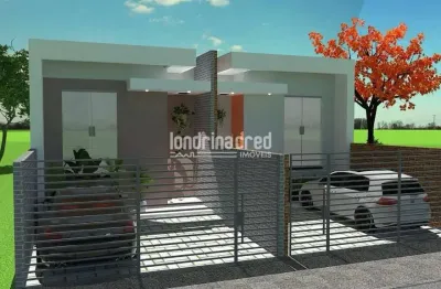 Casa geminada na zona leste de londrina – 3 dorms (1 suíte), 75m² de construção, 125m² de terreno,