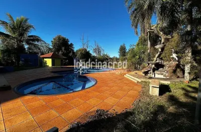 Chácara 5.000m² no cond. itaúna – casa 3 quartos (2 c/ sacada), piscina 90 mil l, gourmet, churrasq